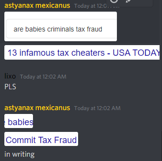 Babies Tax Fraud